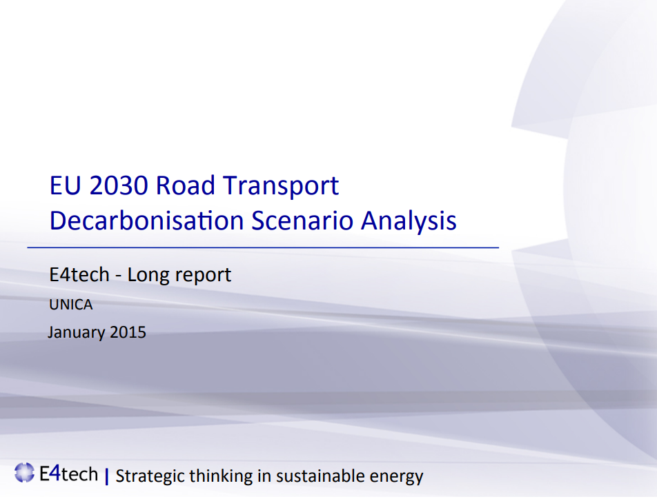EU 2030 Road Transport Decarbonisation Scenario Analysis