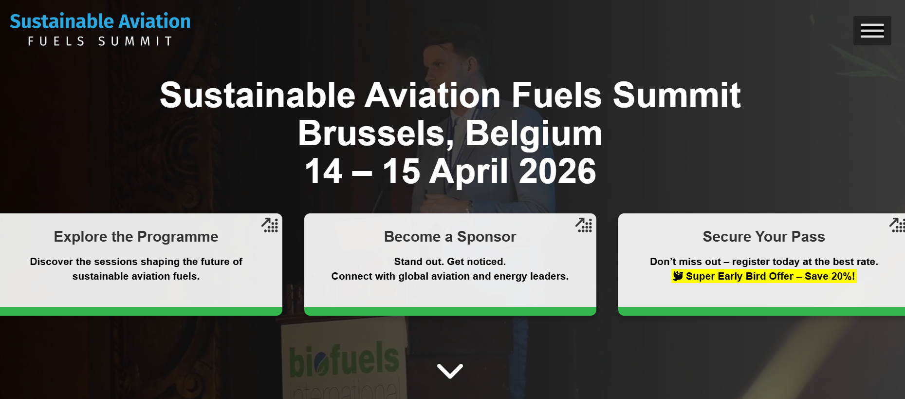 Sustainable Aviation Fuels Summit